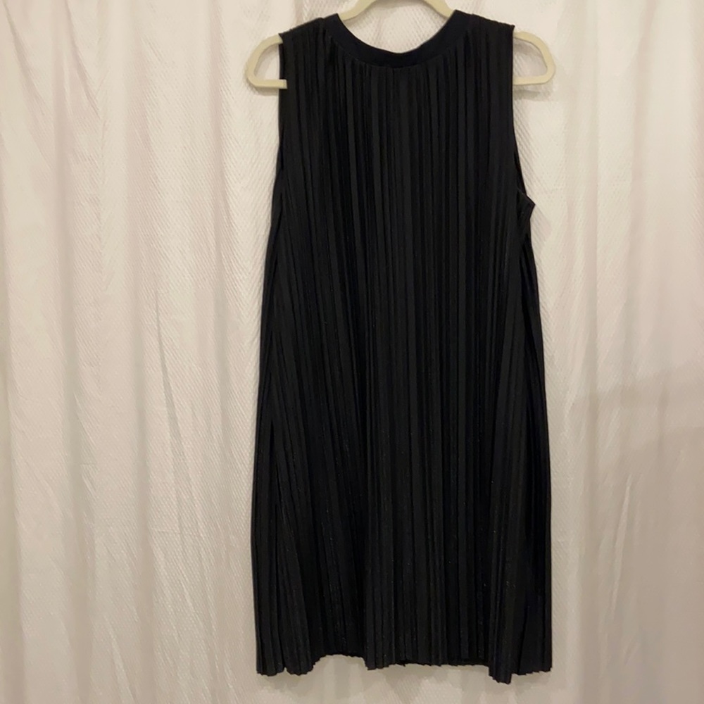 Black shimmer Sleeveless dress
